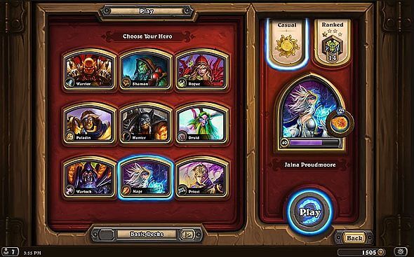 Tak co, dáte si v Hearthstone Casual nebo Ranked zápas?