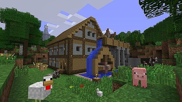 V Minecraftu si můžete postavit skromný dům, ale také honosný hrad, nebo se jednoduše prokopat tak hluboko, jak to půjde. Meze se téměř nekladou.