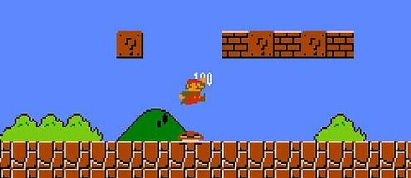 Klasika Super Mario Bros. ze systému NES na retro serveru.