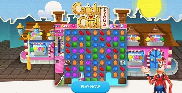 Candy Crush Saga si můžete zahrát zcela zdarma třeba na oficiální stránce King.com.