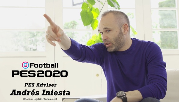 Andrés Iniesta dohlížel na vývoj eFootball PES 2020.