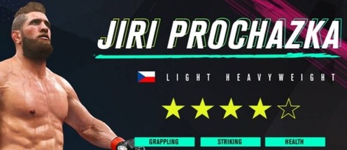 Fighter Jiří Procházka je ve hře UFC 4 od EA Sports!