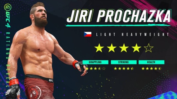 Fighter Jiří Procházka je ve hře UFC 4 od EA Sports!
