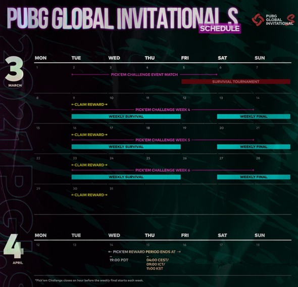 PUBG Global Invitational.S 2021 – program 2