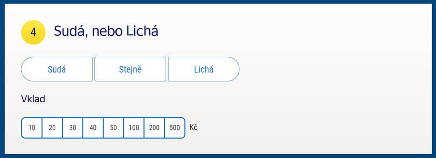 Rychlá 6 kontrola tiketu – Sudá nebo lichá