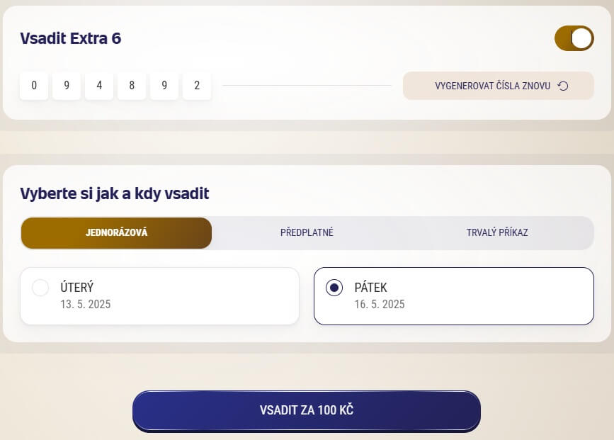 Tiket Eurojackpot Extra 6