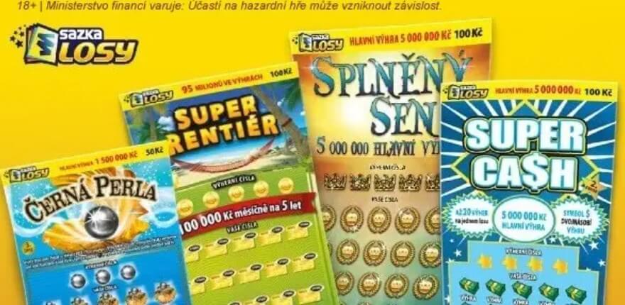 Online a stírací losy – kompletní přehled