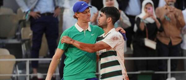 Jannik Sinner a Carlos Alcaraz