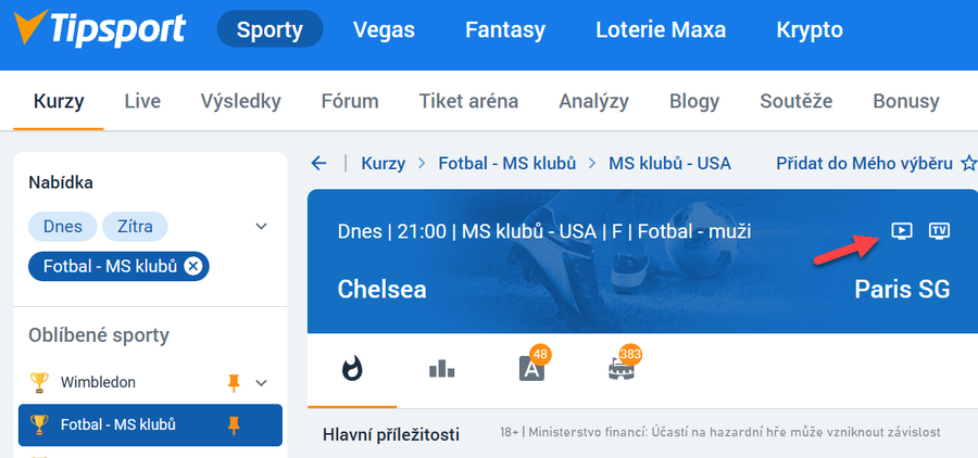Chelsea – PSG live stream