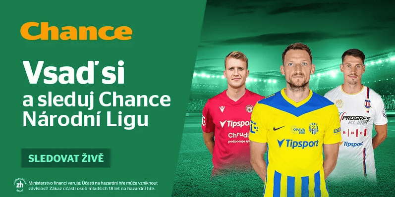 Sledujte zápas živě na Chance TV