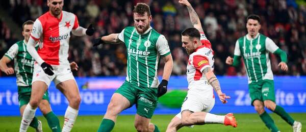 Antonín Křapka z Bohemians a Vasil Kušej ze Slavie Praha