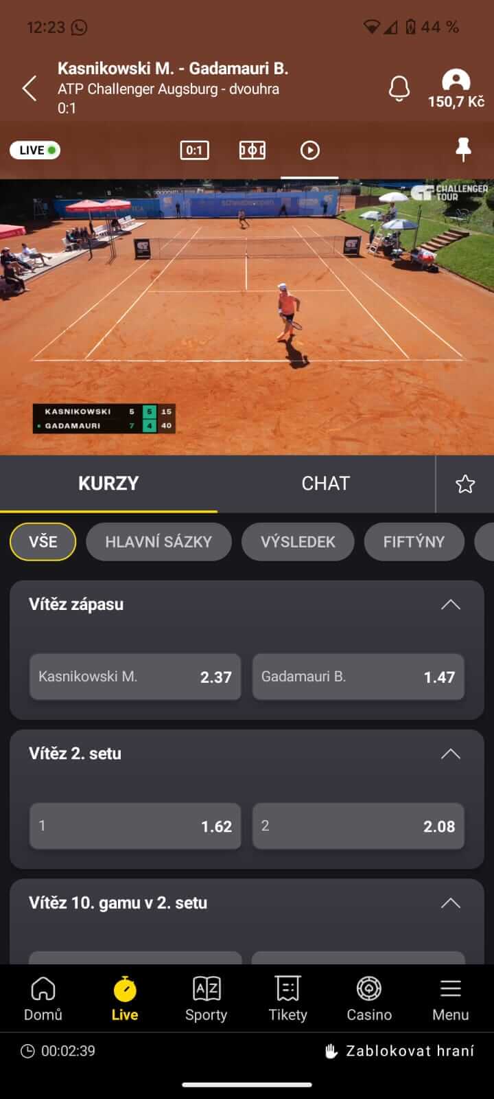 Fortuna online TV na mobilu