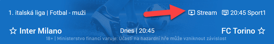Inter - Turín livestream