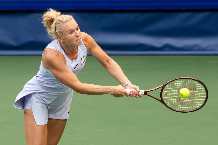 Kateřina Siniaková na turnaji WTA Soul 2025