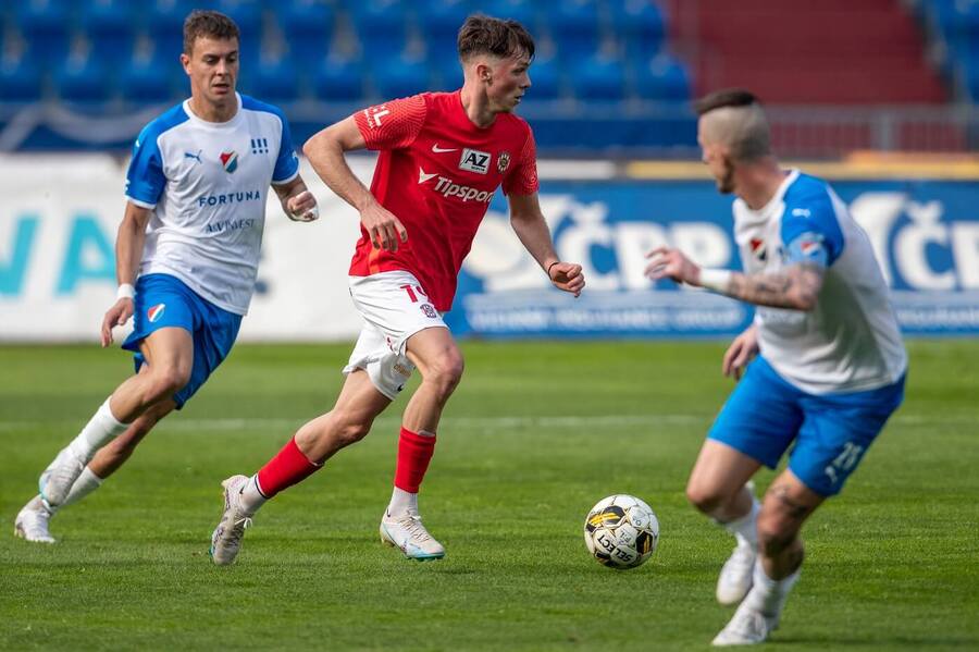 Zápas mezi Zbrojovkou Brno a Baníkem Ostrava