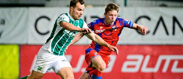 Jan Vondra a Lukáš Červ v jarním utkání mezi Bohemians 1905 a Viktorií Plzeň