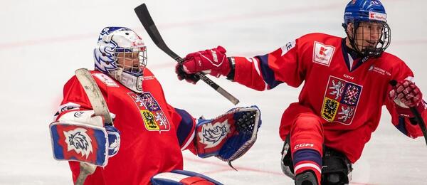 Parahokejisté Michal Vápenka, Radek Zelinka na ostravském IPH Cupu