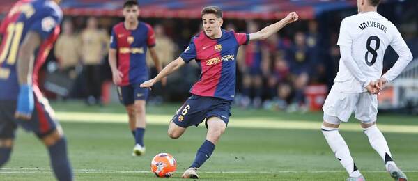 Barcelonský Gavi v posledním derby s Realem Madrid