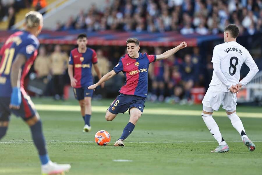 Barcelonský Gavi v posledním derby s Realem Madrid Barcelonský Gavi v posledním derby s Realem Madrid
