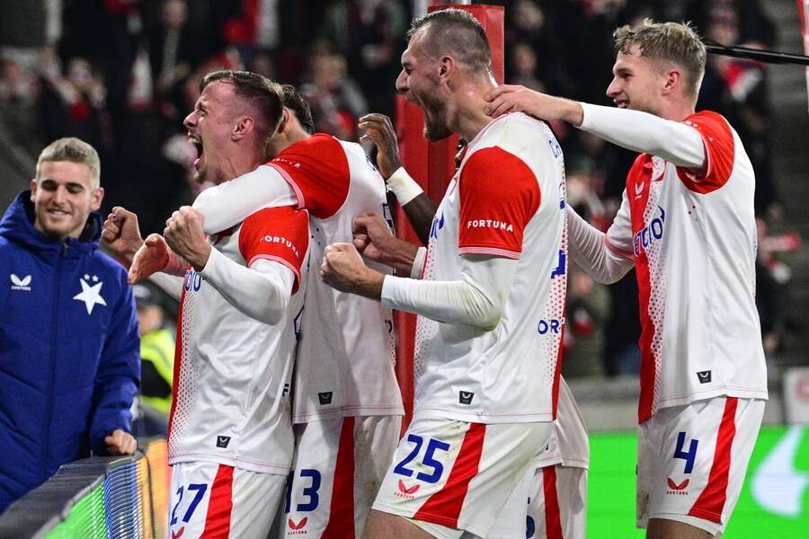 Slavia Praha dnes hraje proti Arsenalu v Lize mistrů