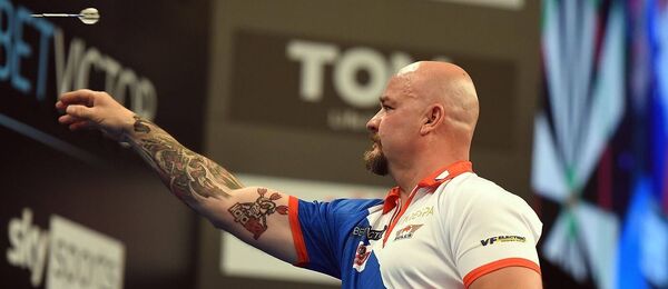 Karel Sedláček alias Zlej Kája na turnaji Dart World Cup of Darts 2025