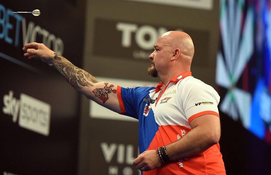 Karel Sedláček alias Zlej Kája na turnaji Dart World Cup of Darts 2025