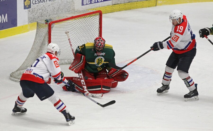 Utkání Maxa ligy mezi Třebíčí a Vsetínem