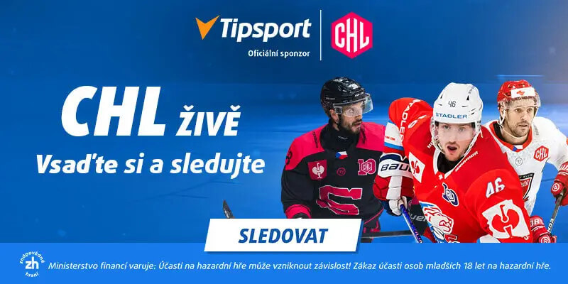 Sleduj hokejovou Ligu mistrů na Tipsport TV