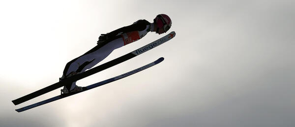 Skokan na lyžích Viktor Polášek na Turné čtyř můstků v Oberstdorfu v roce 2020