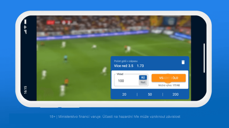 Sázecí box na TV Tipsport