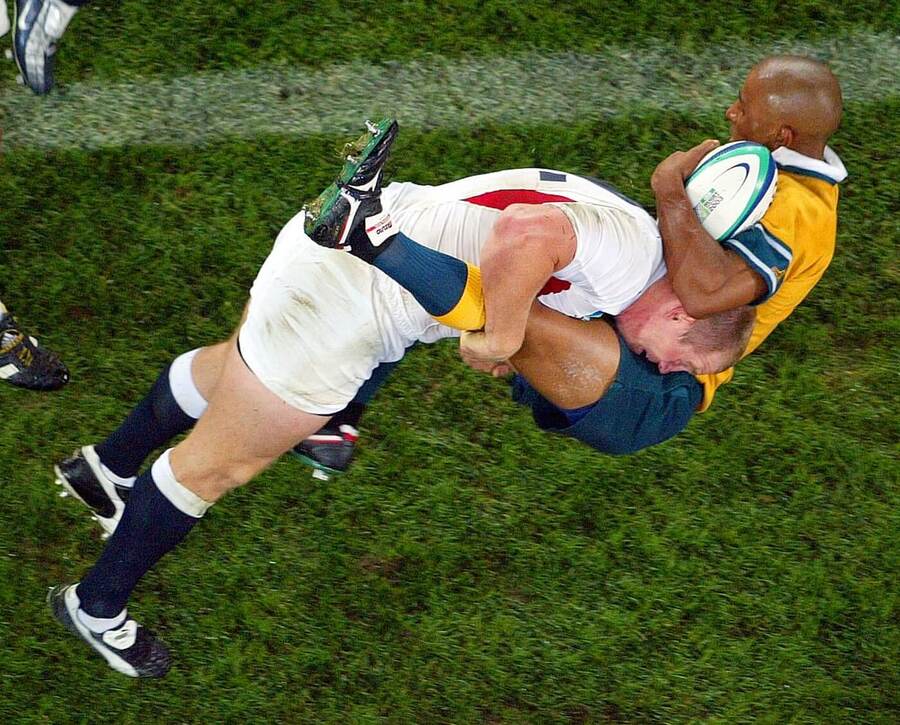 Angličan Mike Tindallve finále mistrovství světa v ragby proti Austrálii