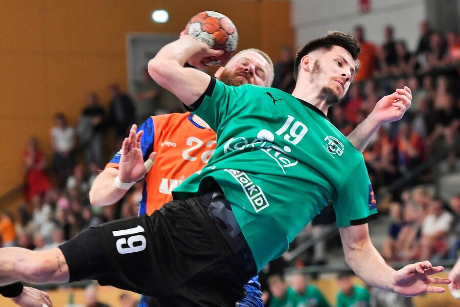 Jonáš Patzel z Karviné ve finále loňského ročníku Chance Extraligy