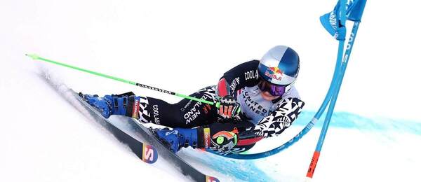 Alice Robinsonová během obřího slalomu v Copper Mountain