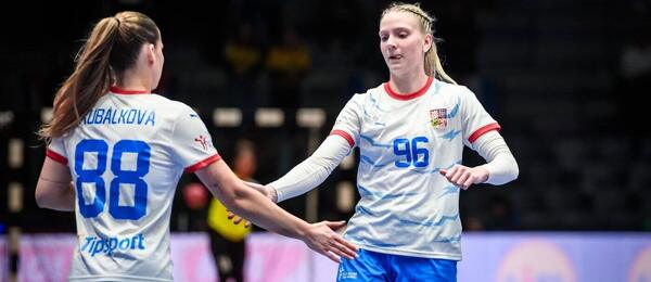 Českým reprezentantkám se podařilo zvítězit na MS v házené žen 2025 nad Kubou. 