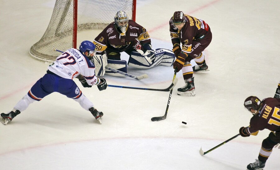Zápas mezi Duklou Jihlava a Stadionem Litoměřice