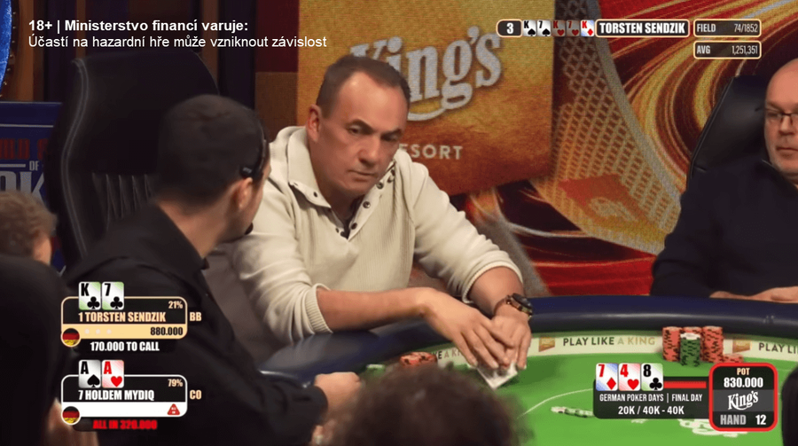 online poker live stream z&nbsp;casina King’s