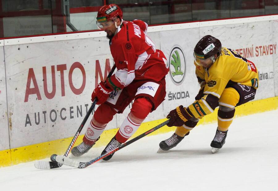 Zápas mezi Frýdkem-Místkem a&nbsp;Duklou Jihlava