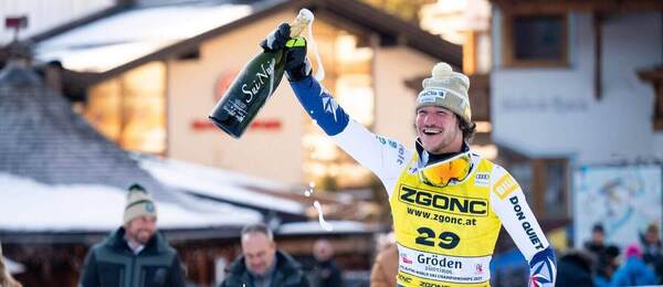 Jan Zabystřan zázračně opanoval poslední super-G ve Val Gardeně