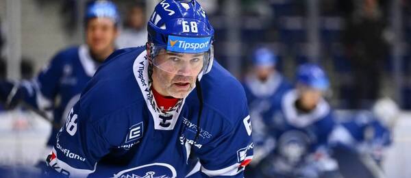 V posledních dvou utkání se v kladenském dresu opět objevil i Jaromír Jágr