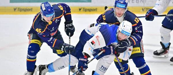 Jan Ordoš, Hynek Zohorna a Pavel Pýcha v zápase Motoru s Kometou