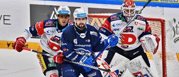 Lukáš Sedlák, Šimon Stránský a Roman Will v posledním utkání mezi Kometou a Dynamem