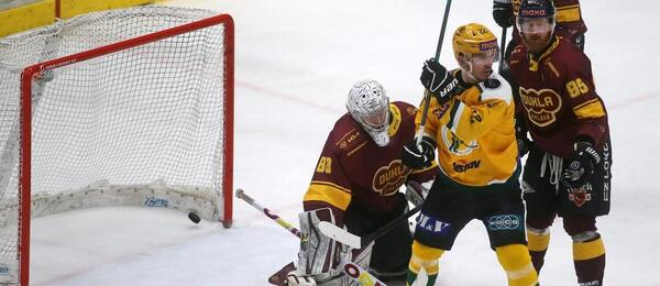 Zápas mezi Jihlavou a Vsetínem v Maxa lize