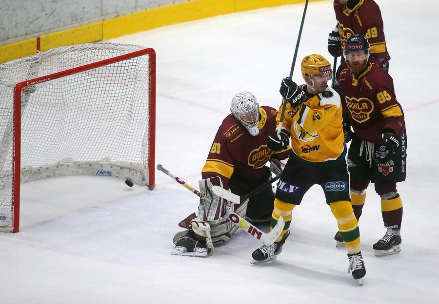 Zápas mezi Jihlavou a&nbsp;Vsetínem v&nbsp;Maxa lize