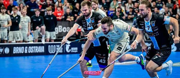 Florbal Mladá Boleslav v superfinále play off florbalové superligy mužů 2025 v Praze